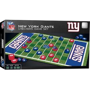 MasterPieces Family Game - NFL Kansas City Chiefs Checkers - Officially Licensed Board Game for Kids & Adults , 13" x 21"