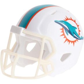 Riddell NFL Miami Dolphins Pocket Pro Speed Helmet, Team Colors, One Size