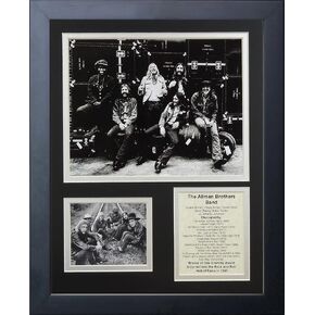 مجموعة صور مجمعة مؤطرة من Legends Never Die The Allman Brothers Band، مقاس 11 × 14 بوصة in Saudi Arabia