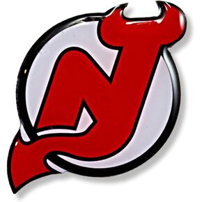 aminco NHL New Jersey Devils Team Logo Pin, team color (NHL-PN-001-08)