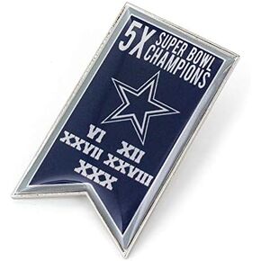 aminco NFL unisex-adult NFL Championship Banner Pin