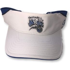 Reebok Orlando Magic Vintage Logo 2000-2010 Adjustable Adult Mens Visor White