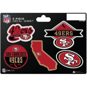 Rico Industries NFL 5-Pc Sticker Sheet