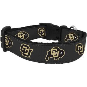 NCAA Colorado Golden Buffaloes Dog Collar (Team Color, Medium)