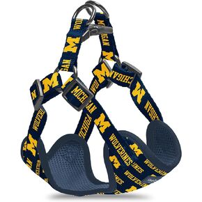 Michigan Wolverines Officially Licensed Dog Harness | Adjustable, Comfortable, Sturdy, and Long Lasting (Extra Small)