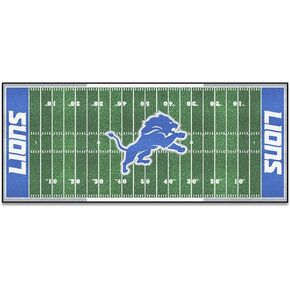FANMATS 7351 Detroit Lions Field Runner Rug - 30in. x 72in.