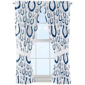 ستائر نافذة NFL Indianapolis Colts "Mascot" - مجموعة من 2 - 36 بوصة × 48 بوصة in Kuwait