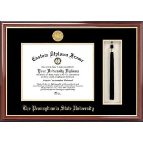 Campus Images NCAA Penn State Nittany Lions Tassel Box and Diploma Frame