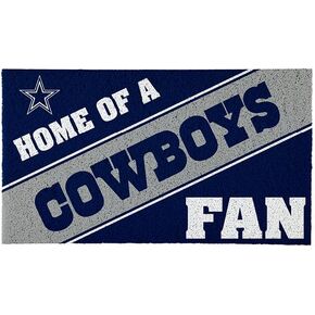 Dallas Cowboys، سجادة باب مرخصة رسميًا مقاس 28 × 16 بوصة، سجادة لمحبي الرياضات الداخلية والخارجية in Kuwait