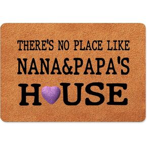 FunXiLin Welcome Door Mats for Home Decor (23.6 x 15.7 inch) Funny Mats with Anti-Slip Rubber Back Kitchen Rugs Personalized Doormat for Entrance Way (Live Laugh Leave by 9)