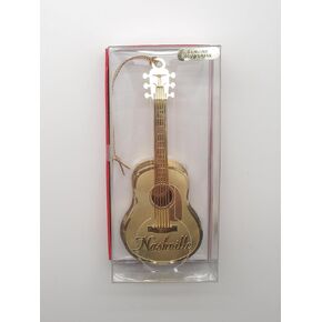 Nashville Guitar Christmas Ornament Tennessee Music Souvenir Gift