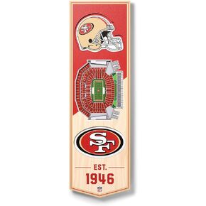 YouTheFan NFL 3D Stadium Banner - 6x19