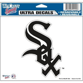 WinCraft MLB Chicago White Sox Ultra Color Decal, 5"x6", Team Color