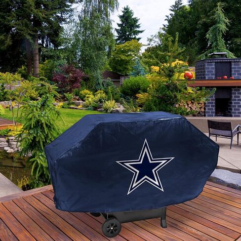 Rico Industries NFL Vinyl Padded Deluxe Grill Cover, 68 x 21 x 35-inches in Saudi Arabia