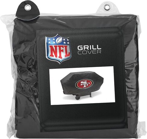 غطاء الشواية الفاخر المبطن بالفينيل من Rico Industries NFL، مقاس 68 × 21 × 35 بوصة in Kuwait