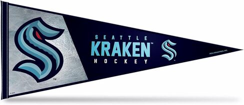 راية ديكور حائط من اللباد مقاس 30.48 سم × 76.2 سم من Rico Industries NHL Hockey - رائعة للمنزل/غرفة النوم/ديكور كهف الرجل in Kuwait
