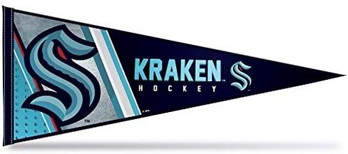 راية ديكور حائط من اللباد مقاس 30.48 سم × 76.2 سم من Rico Industries NHL Hockey - رائعة للمنزل/غرفة النوم/ديكور كهف الرجل in Kuwait