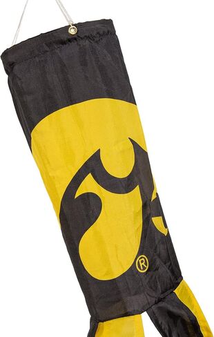 College Flags & Banners Co. Iowa 40 Inch Hawkeyes Windsock in Saudi Arabia