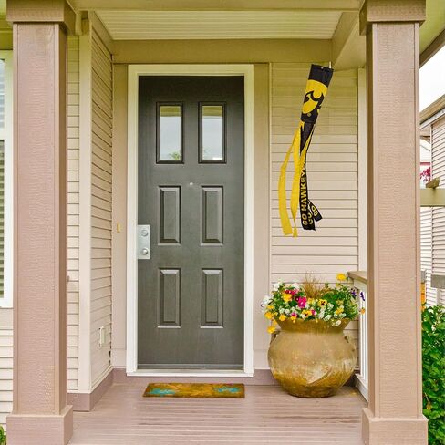College Flags & Banners Co. Iowa 40 Inch Hawkeyes Windsock in Saudi Arabia
