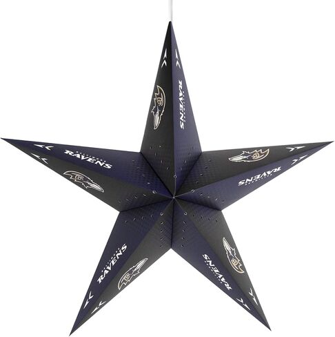 Littlearth Unisex-Adult NFL Baltimore Ravens Star Lantern, Team Color, One Size in Saudi Arabia