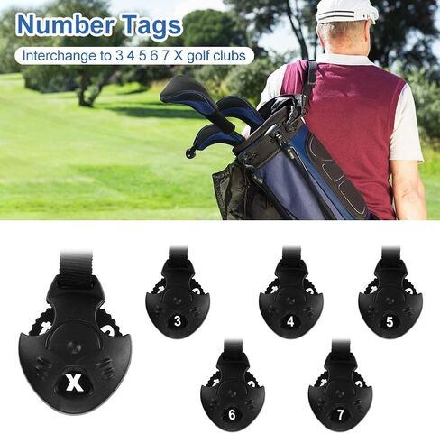أغطية رأس نادي الجولف رقم واحد لسيارات Fairway Woods Driver Hybrids، مجموعة أغطية رأس شبكية طويلة الرقبة مكونة من 3 قطع مع رقم قابل للتبديل. علامات 3 4 5 6 7 X in Kuwait