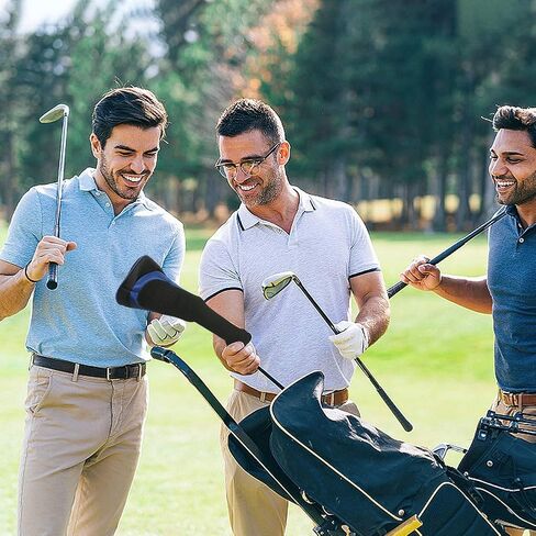 أغطية رأس نادي الجولف رقم واحد لسيارات Fairway Woods Driver Hybrids، مجموعة أغطية رأس شبكية طويلة الرقبة مكونة من 3 قطع مع رقم قابل للتبديل. علامات 3 4 5 6 7 X in Kuwait