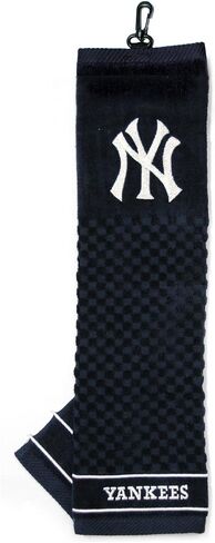 Team Golf MLB Embroidered Golf Towel, Checkered Scrubber Design, Embroidered Logo in Kuwait