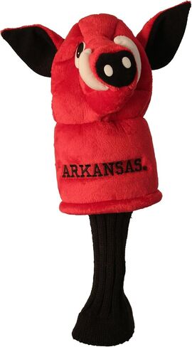 غطاء رأس Team Golf NCAA Mascot Golf Club، يناسب معظم السائقين ذوي الحجم الكبير، جورب طويل للغاية لحماية العمود، منتج مرخص رسميًا in Kuwait