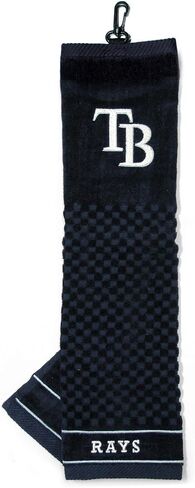Team Golf MLB Embroidered Golf Towel, Checkered Scrubber Design, Embroidered Logo in Kuwait