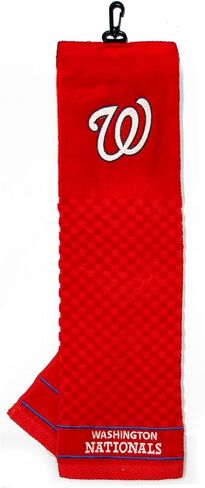 Team Golf MLB Embroidered Golf Towel, Checkered Scrubber Design, Embroidered Logo in Kuwait