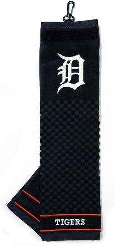 Team Golf MLB Embroidered Golf Towel, Checkered Scrubber Design, Embroidered Logo in Kuwait