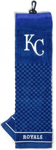 Team Golf MLB Embroidered Golf Towel, Checkered Scrubber Design, Embroidered Logo in Kuwait