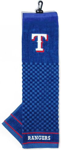 Team Golf MLB Embroidered Golf Towel, Checkered Scrubber Design, Embroidered Logo in Kuwait