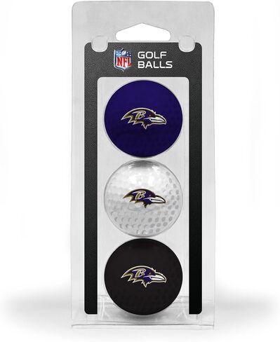 Team Golf NFL Regulation Size Golf Balls, 3 Pack, Full Color Durable Team Imprint in Saudi Arabia
