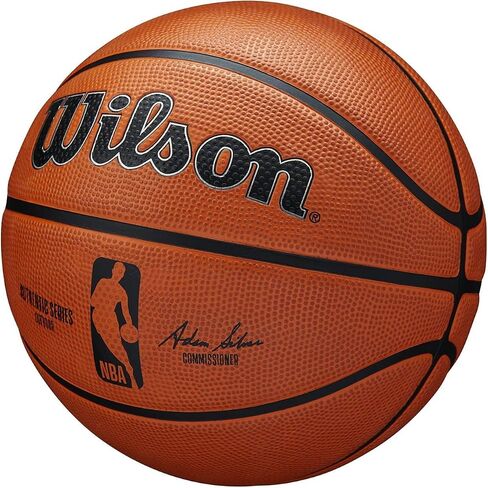 WILSON NBA Authentic Series Basketball - Outdoor, Size 6 - 28.5",Brown in Saudi Arabia