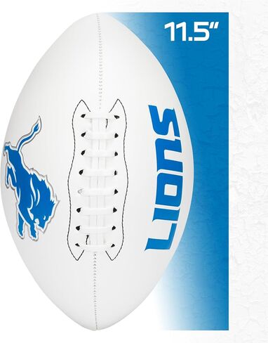 Franklin Sports NFL Autograph Football - Official Size White Panel Souvenir Football for Autographs + Signatures - NFL Team Fan Shop Memorabilia Football for Display in Saudi Arabia