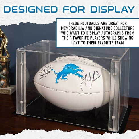 Franklin Sports NFL Autograph Football - Official Size White Panel Souvenir Football for Autographs + Signatures - NFL Team Fan Shop Memorabilia Football for Display in Saudi Arabia