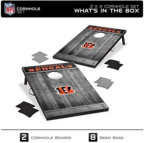 مجموعة Wild Sports 2'x3' MDF Wood NFL Cornhole in Saudi Arabia