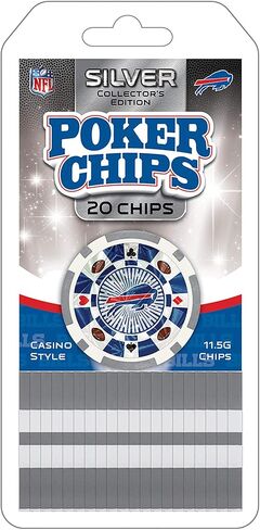 Masterpieces NFL للجنسين البالغين 20 قطعة من رقائق البوكر على طراز الكازينو in Kuwait