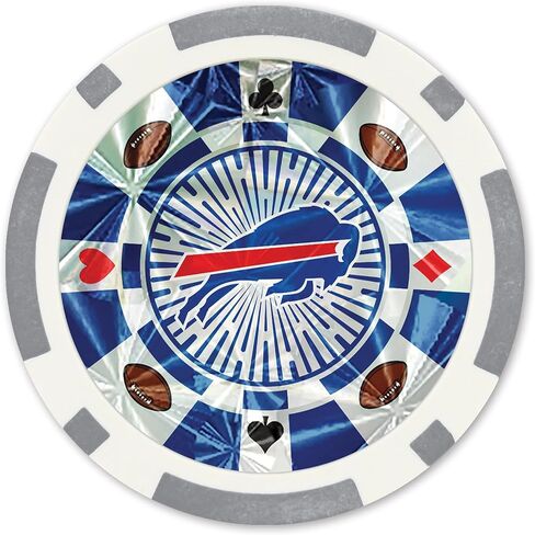 Masterpieces NFL للجنسين البالغين 20 قطعة من رقائق البوكر على طراز الكازينو in Kuwait