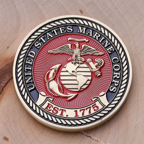 عملة تحدي كتيبة تدريب المجندين الأولى من USMC - جزيرة 1st BN Parris - عملات عسكرية لتدريب مشاة البحرية - صممها مشاة البحرية لمشاة البحرية - مرخصة رسميًا in Kuwait
