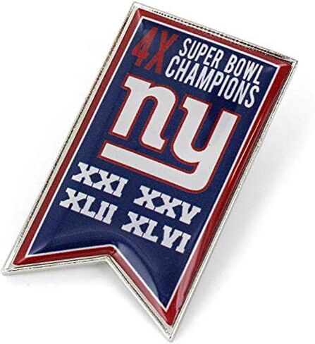 aminco NFL unisex-adult NFL Championship Banner Pin in Saudi Arabia