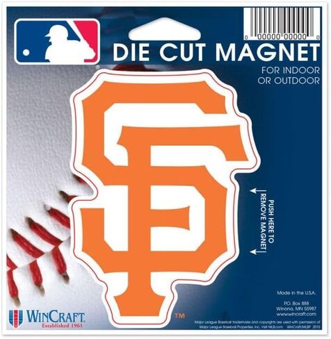 مغناطيس مقطوع بالقالب من WinCraft MLB in Kuwait