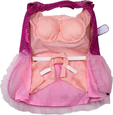 طقم فستان وردي وجيتار وشعر مستعار - M/L in Kuwait