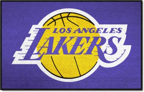 FANMATS - 11911 NBA Los Angeles Lakers Nylon Face Starter Rug 19"x30" in Saudi Arabia
