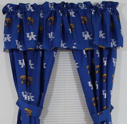 College Covers Everything Comfy Kentucky Wildcats Curtain Panel Set, 2 Panels, 2 Matching Tie Backs, 42 inches Wide by 63 inches Long in Saudi Arabia