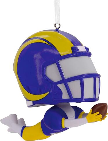 زينة عيد الميلاد من Hallmark NFL Los Angeles Rams Bouncing Buddy in Saudi Arabia