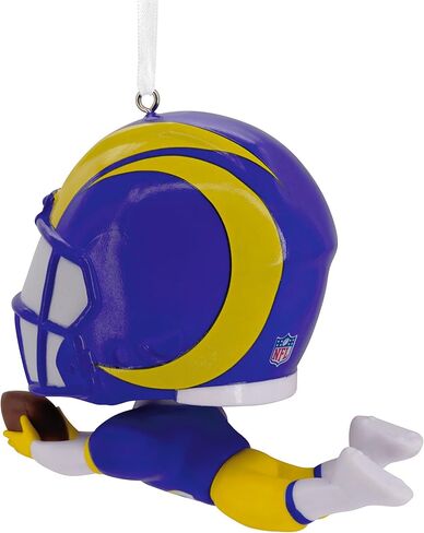 زينة عيد الميلاد من Hallmark NFL Los Angeles Rams Bouncing Buddy in Saudi Arabia