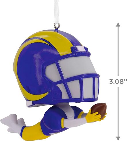 زينة عيد الميلاد من Hallmark NFL Los Angeles Rams Bouncing Buddy in Saudi Arabia