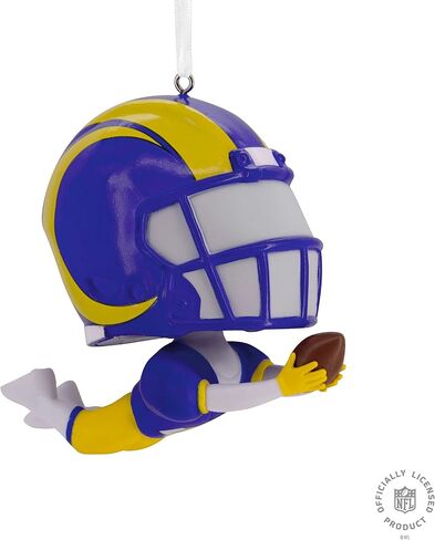 زينة عيد الميلاد من Hallmark NFL Los Angeles Rams Bouncing Buddy in Saudi Arabia
